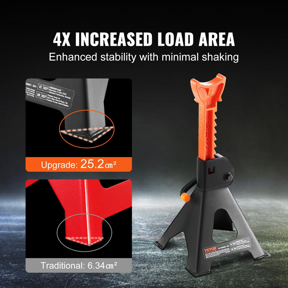 VEVOR wide pyramid base improving ground grip and load distribution