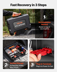 VEVOR box opened with organized accessories for quick setup and storage