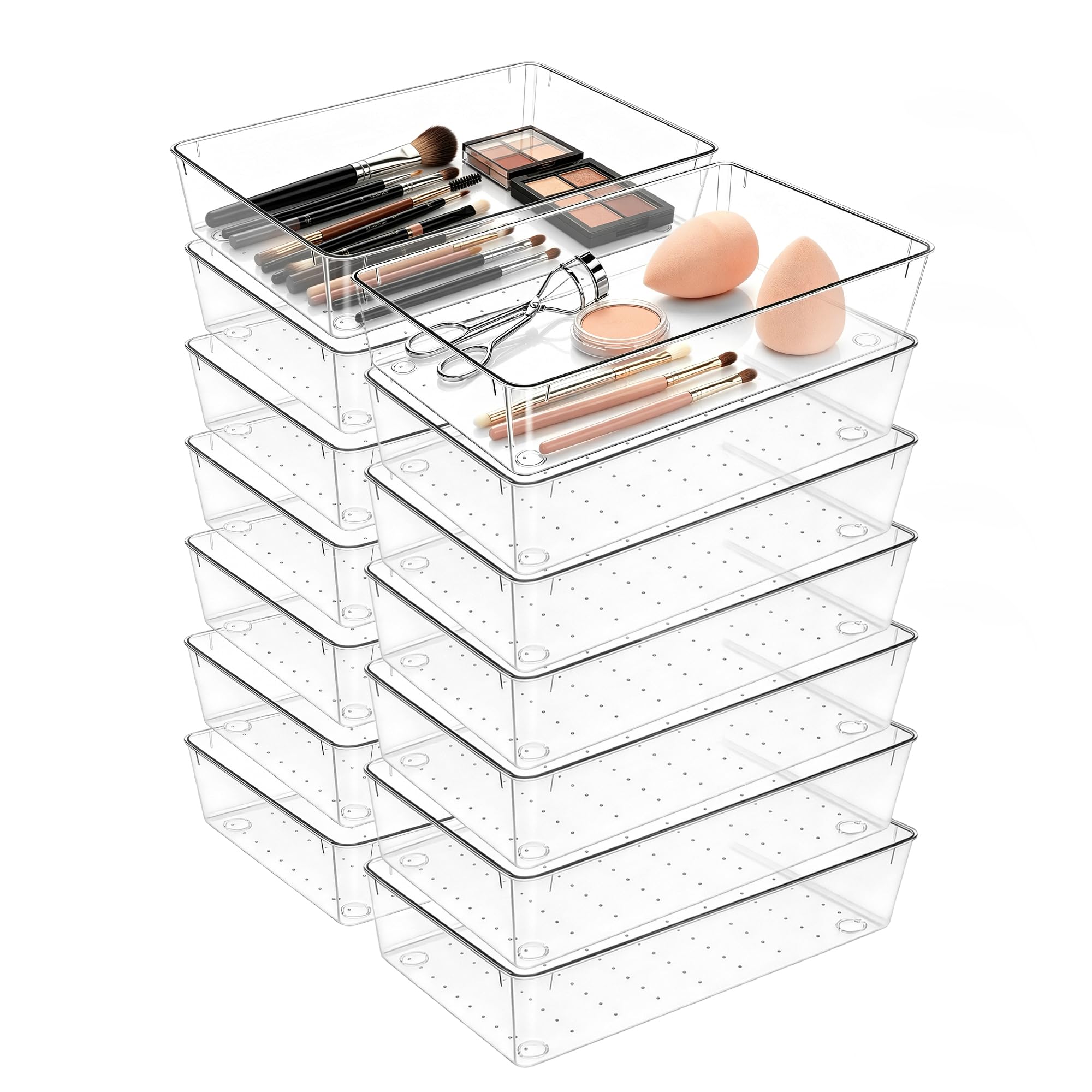 VEXTHYX clear 14-pack front packaging showing all bins for easy selection