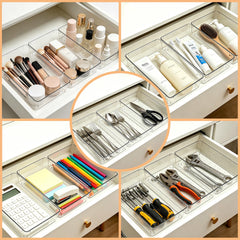VEXTHYX bins holding utensils in a kitchen drawer keeping tools accessible