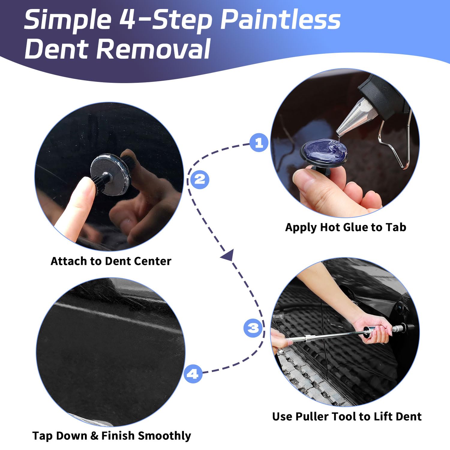 VEXTRO kit being used in a garage repair scene, great for DIY car care