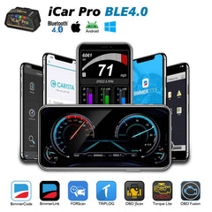 Vgate iCar Pro plugged into car dash demonstrating immediate in-car diagnostics