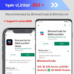 Vgate vLinker BM+ installed in car dashboard demonstrating easy diagnostics on the go