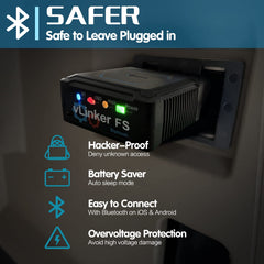 Vgate vLinker FS plugged into car OBD port demonstrating quick vehicle diagnostics