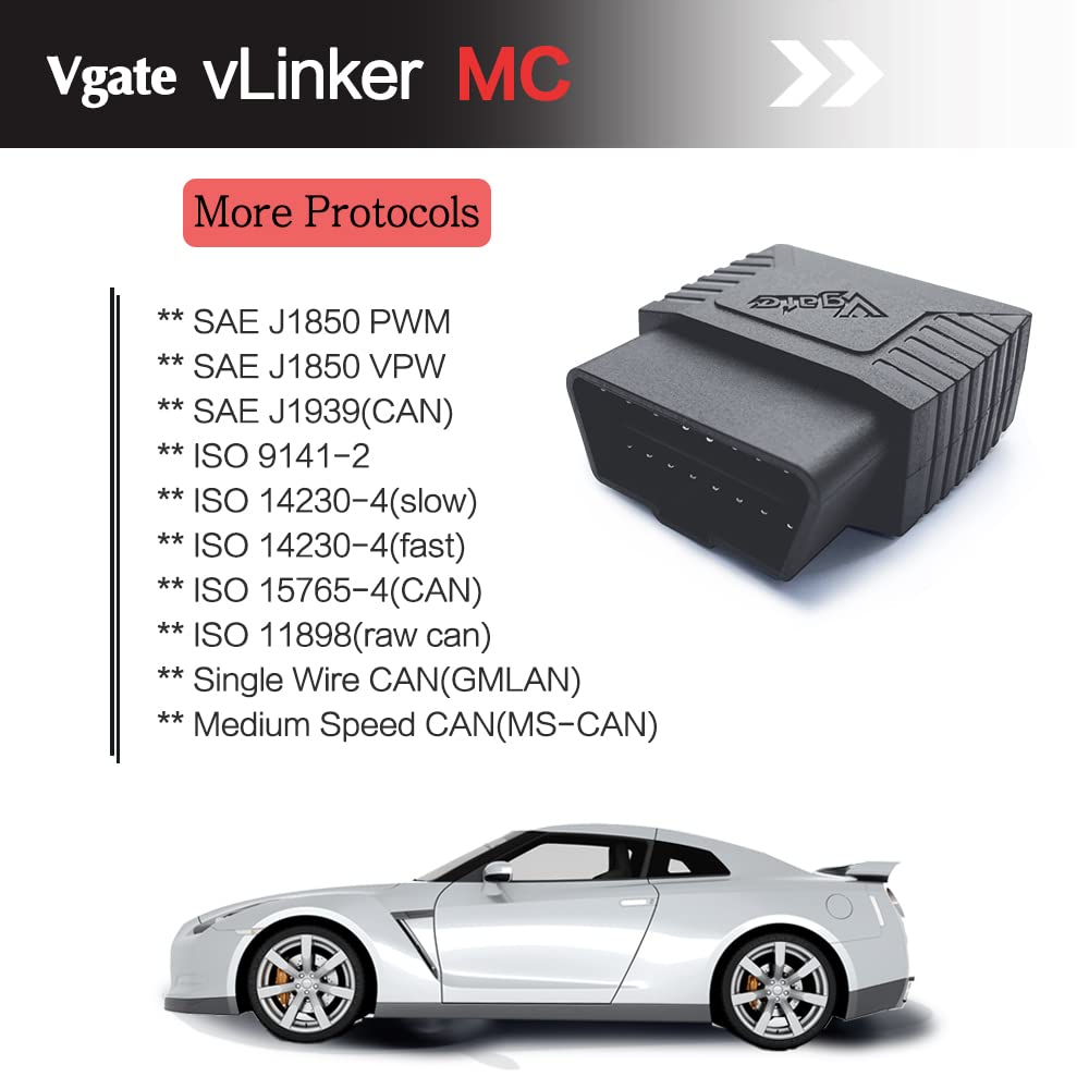 Vgate vLinker MC next to car key demonstrating compact size and portability