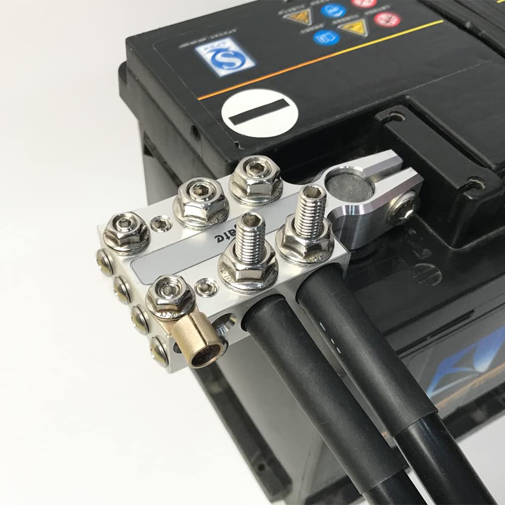 Vgate installed in an RV battery compartment highlighting tidy wiring and serviceability