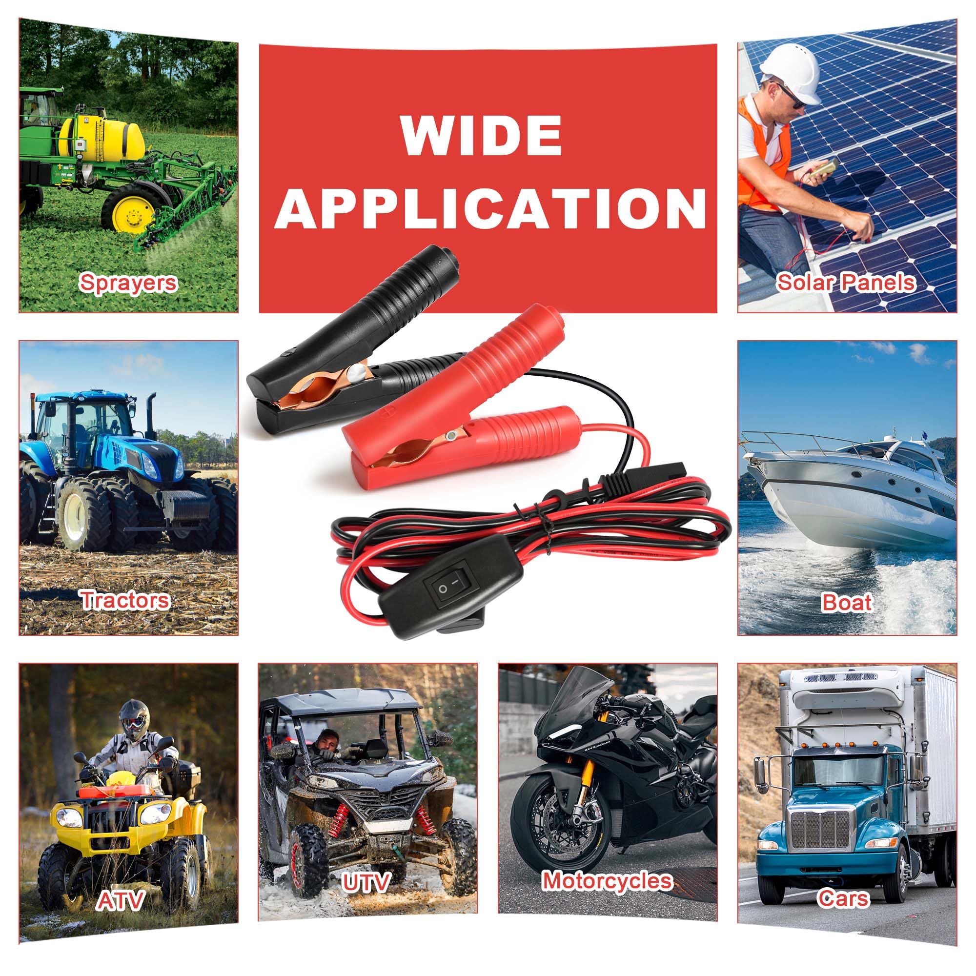 vgoviwin included polarity adapters and spare fuse enable safe compatibility