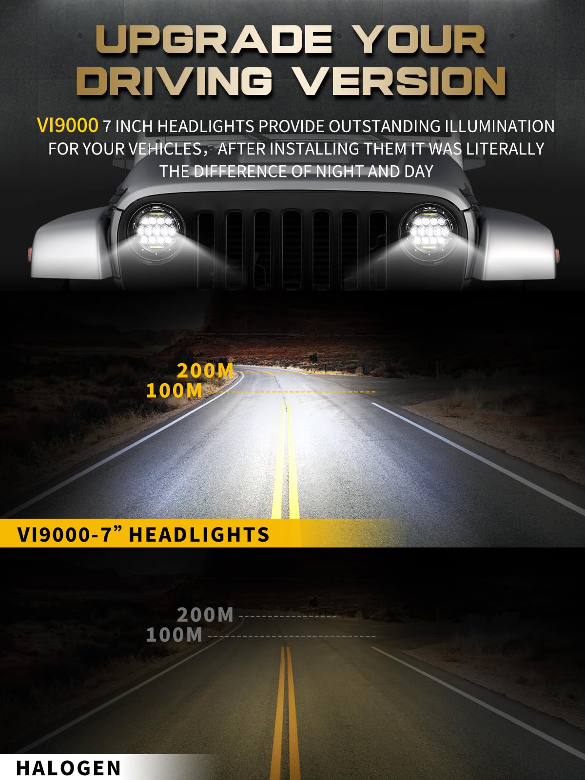 VI9000 cast-aluminum heat sink and side profile for improved heat dissipation