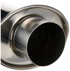 Vibrant Performance resonator next to ruler showing compact 14 inch overall length