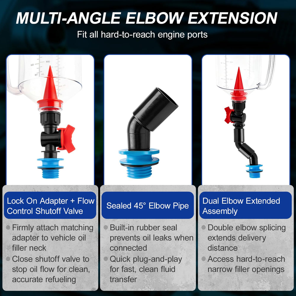 Vieliian adapter gasket detail highlighting rubber seal for leak prevention