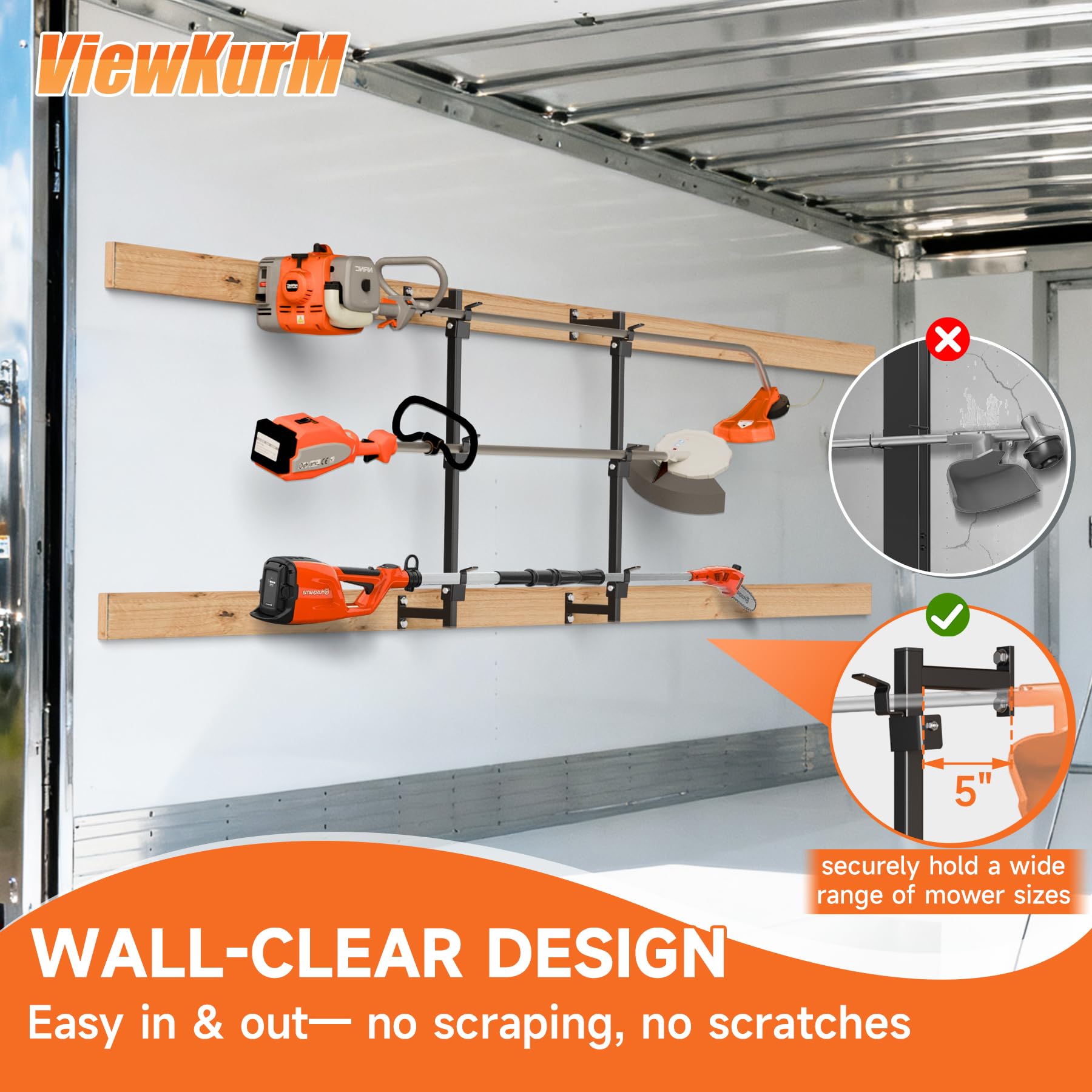 ViewKur installation hardware and instructions included for fast setup
