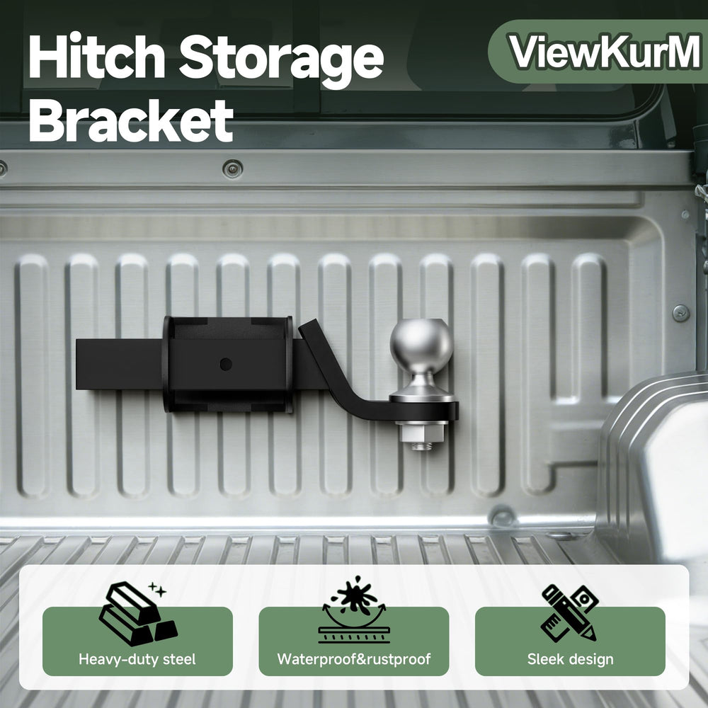 ViewKurM black powder-coat finish protecting against rust and scratches