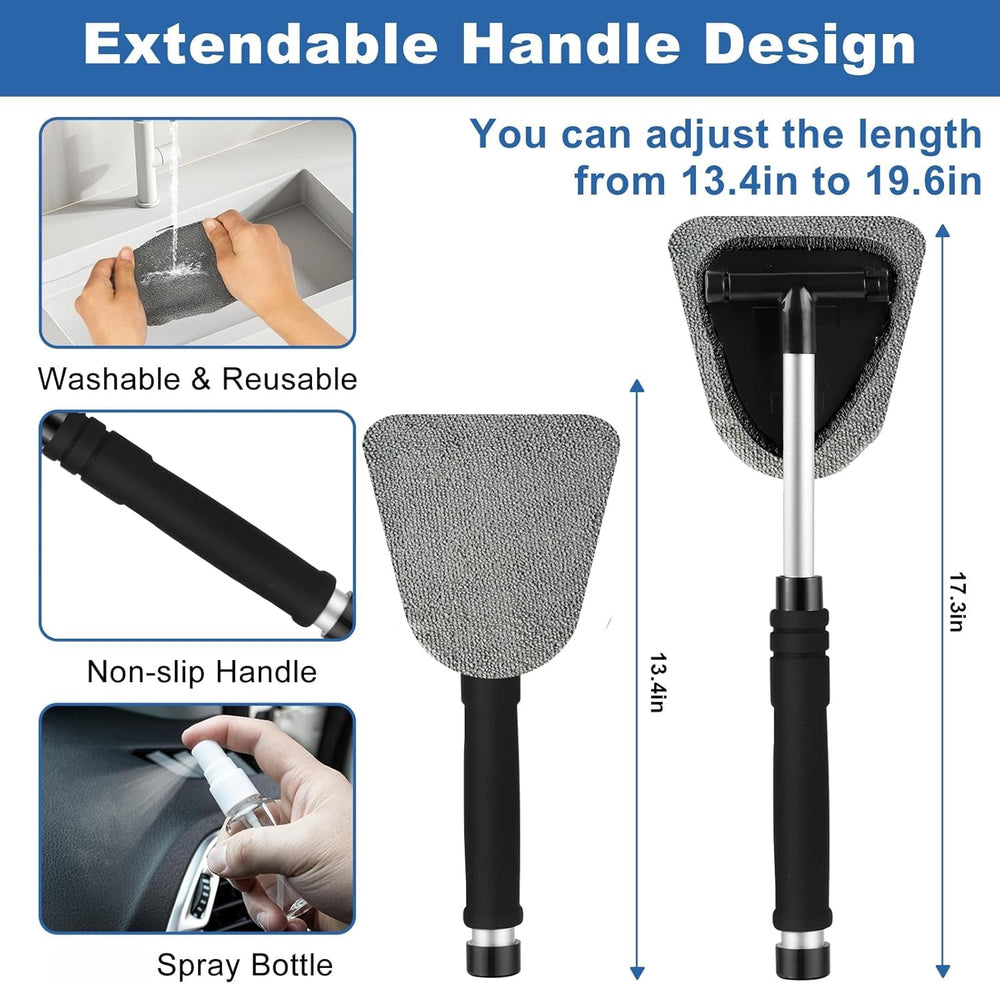 Viewsun detailing brushes arranged to show sizes for precision cleaning benefit