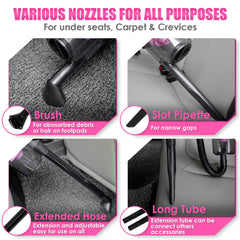 Viewsun detailing brushes arrangement showing assorted brush heads for precision cleaning