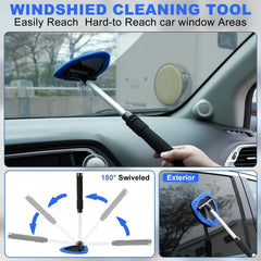Viewsun microfiber pad close-up showing soft fibers for streak-free glass cleaning
