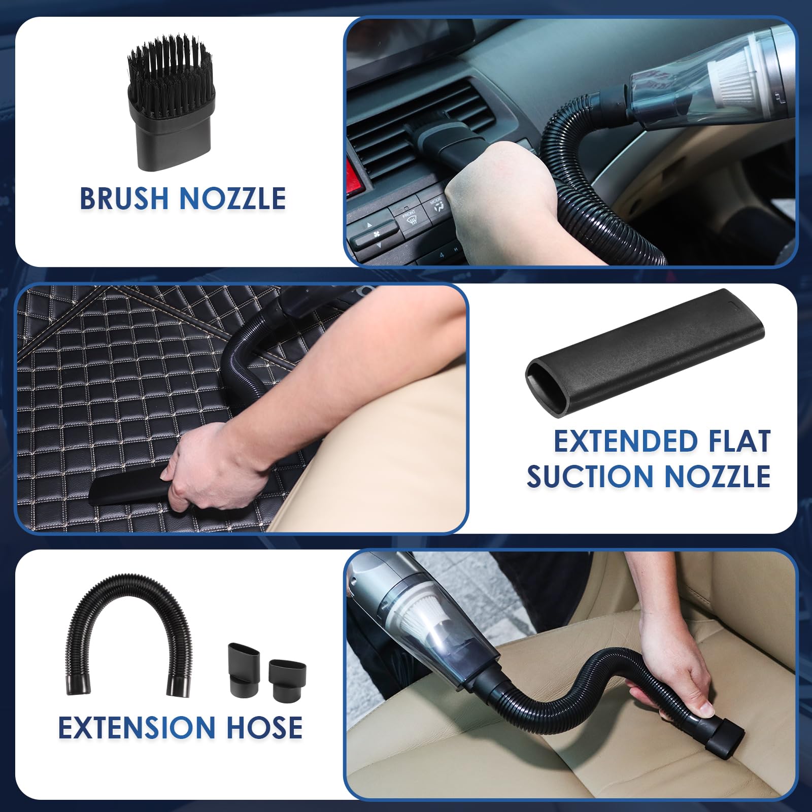 Viewsun windshield cleaner in use with swivel head for streak-free glass cleaning benefit