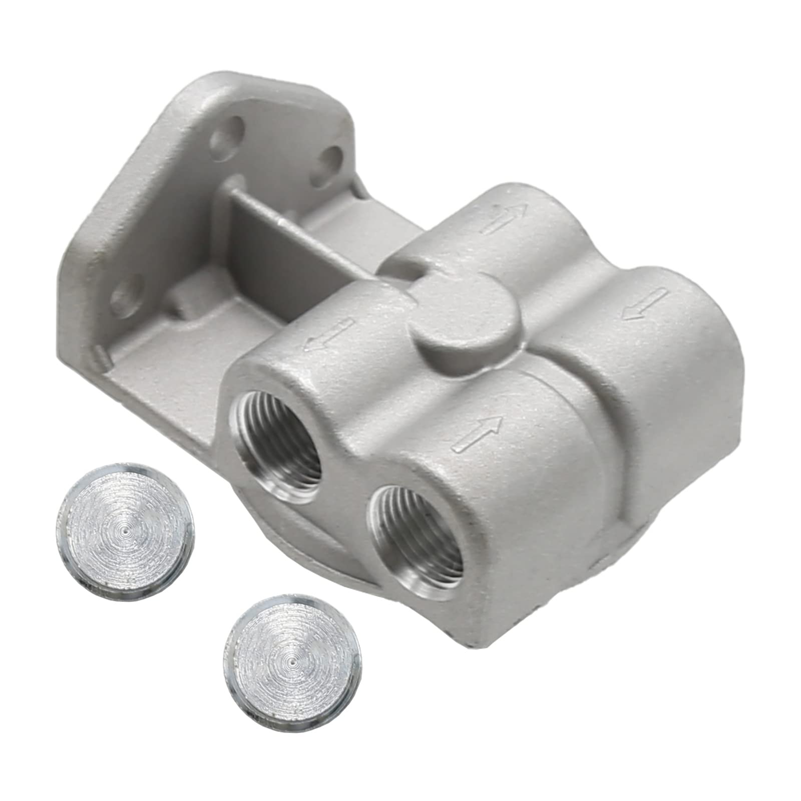 VIKKSAER closeup of 1"-14TPI base thread, highlights precise machining and compatibility