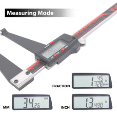 VINCA closeup of large LCD screen delivering clear measurements for faster checks