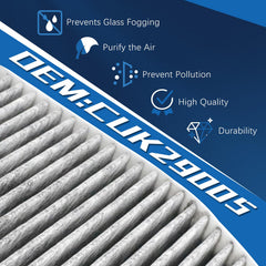 VINMS filter installed in HVAC housing restoring airflow in car