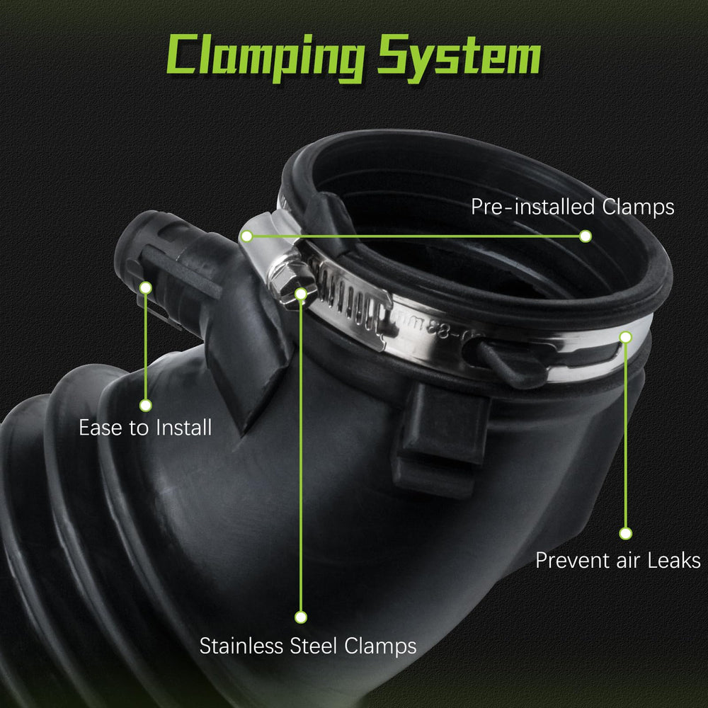 VINMS intake hose installed in Honda Odyssey engine bay demonstrating fitment