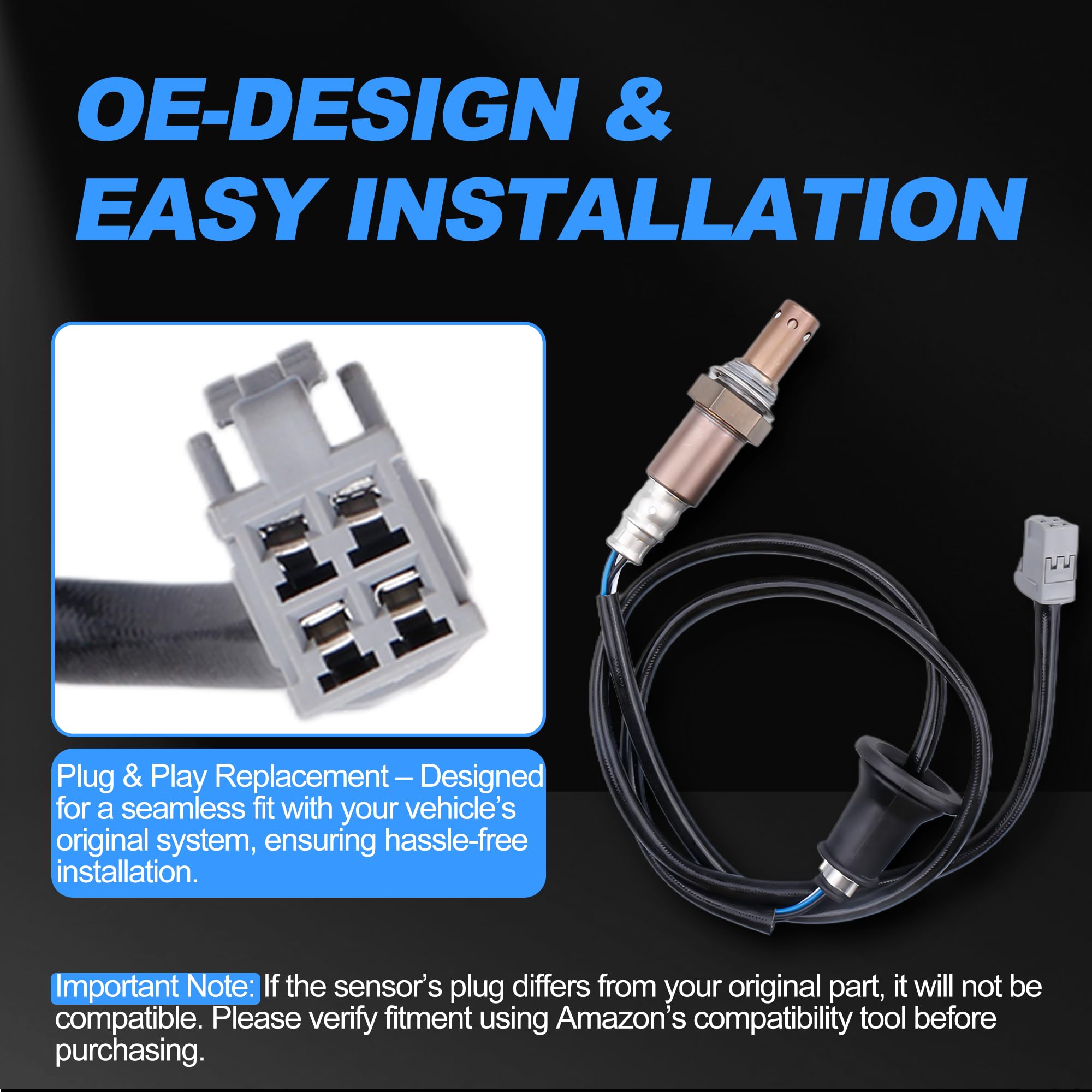VIPCAR sensor threads and pre-coated seal visible for leak-resistant installation