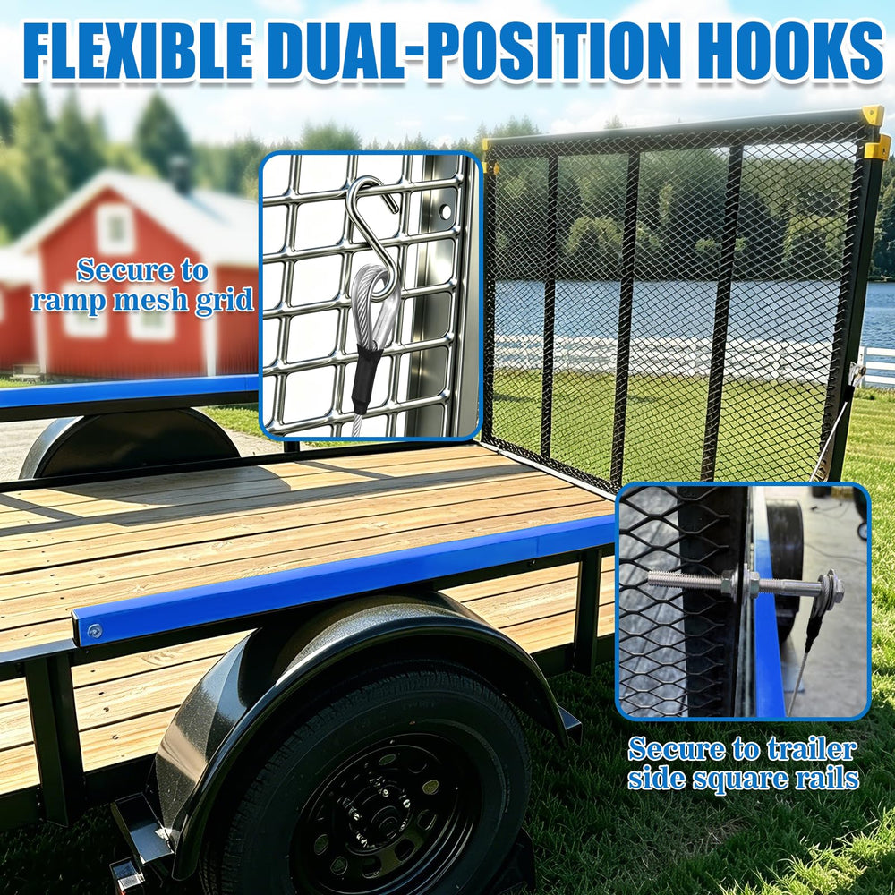 VIVBOO lift assist deployed while loading mower showing reduced effort benefit