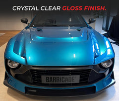 VViViD close-up of high-gloss texture highlighting optical clarity advantage