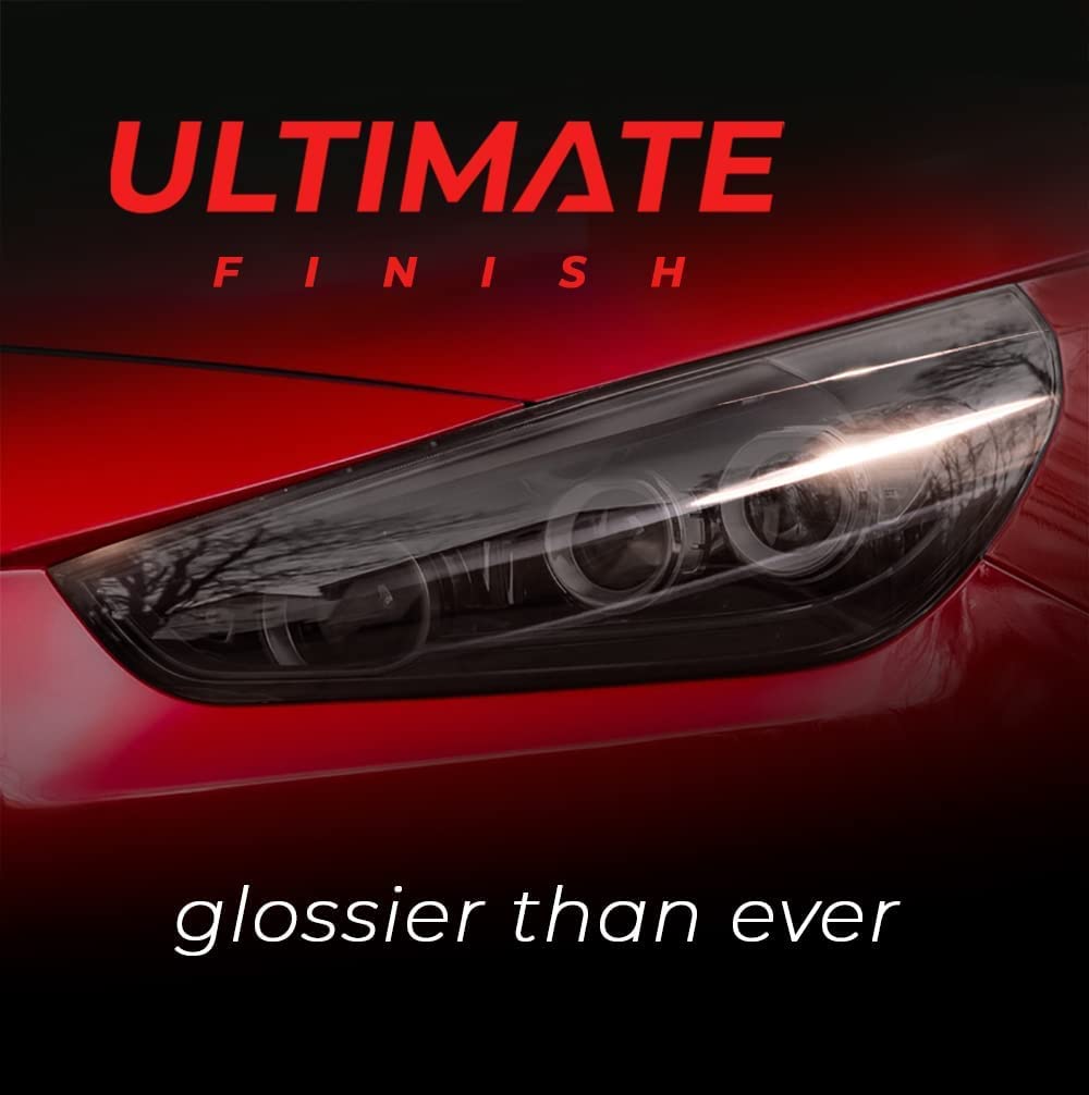 VViViD close-up of glossy film texture highlighting smooth finish and clarity