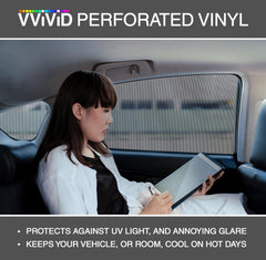 VViViD applied to car side window illustrating legal-look privacy benefit
