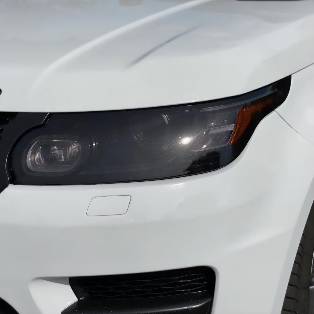 VViViD vinyl being applied to headlight demonstrating conformability benefit