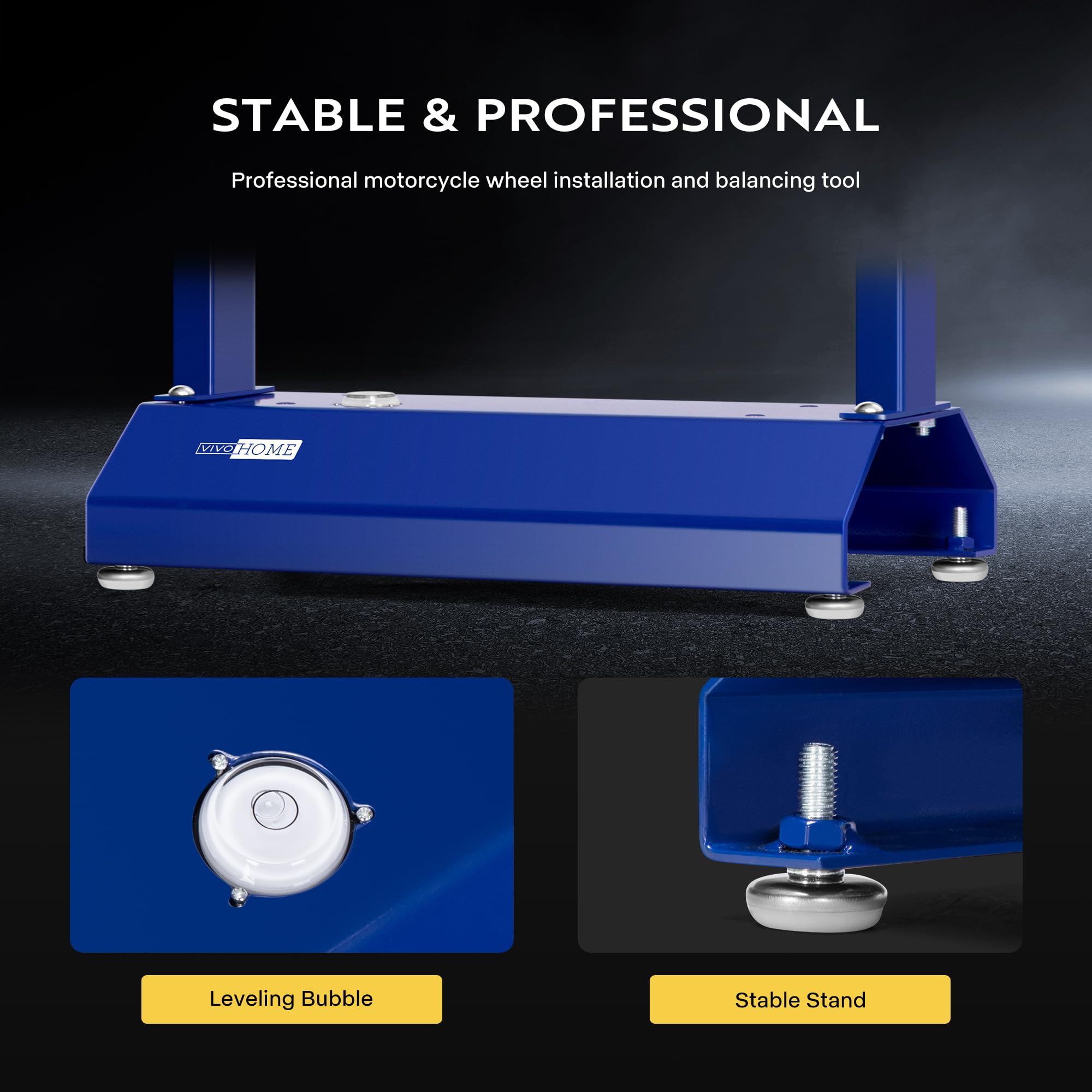 VIVOHOME blue-coated iron frame highlighting corrosion resistance