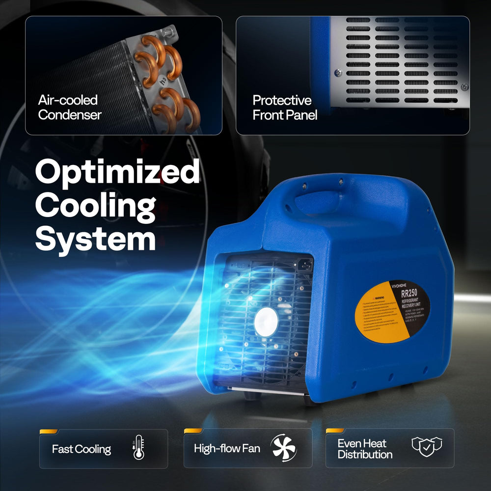 VIVOHOME dual-stage inlet filter and drier detail protecting system integrity