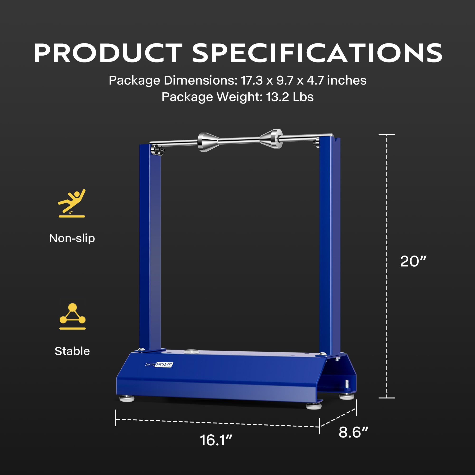 VIVOHOME balancer on workshop bench improving maintenance speed