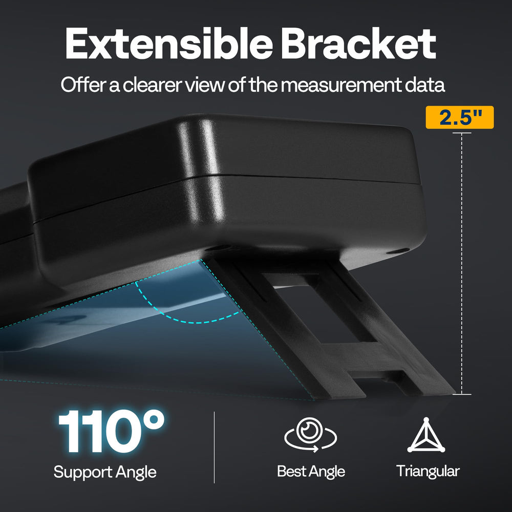 VIVOHOME scale next to HVAC tools showing compact portability for technicians