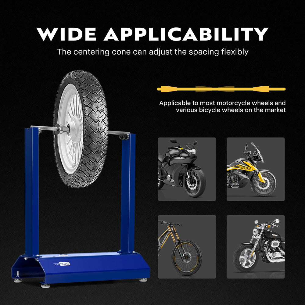 VIVOHOME wheel mounted on balancer illustrating easy use