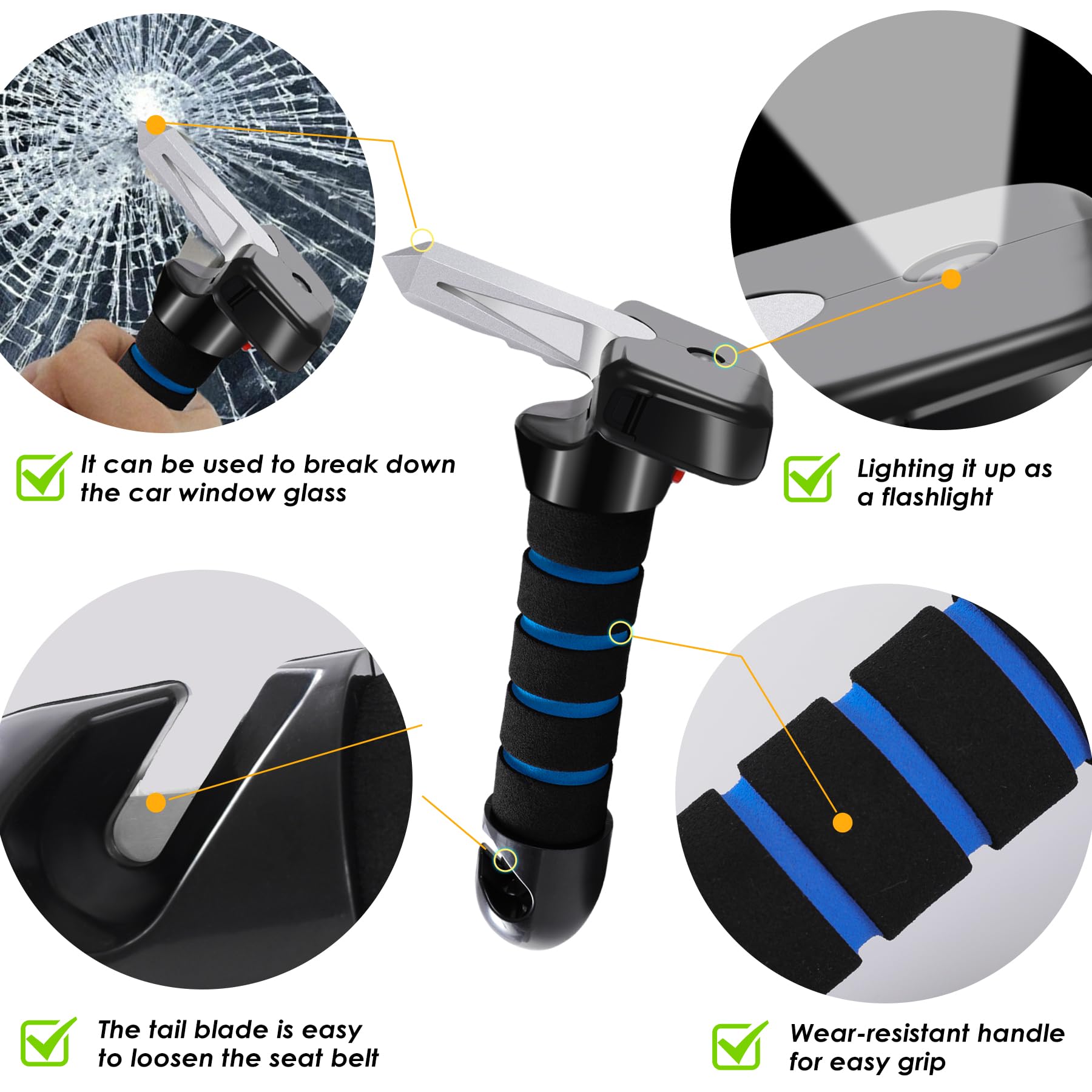 Vizava car door handle installed on vehicle door latch providing stable exit support
