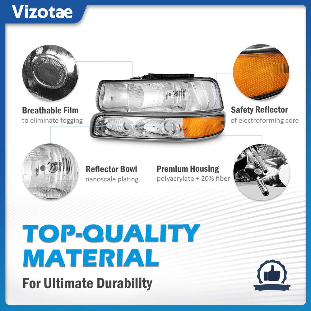 Vizotae headlight installed on truck improving night visibility and appearance