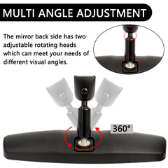 VKVXCLON installed in car interior showing expanded rear visibility benefit
