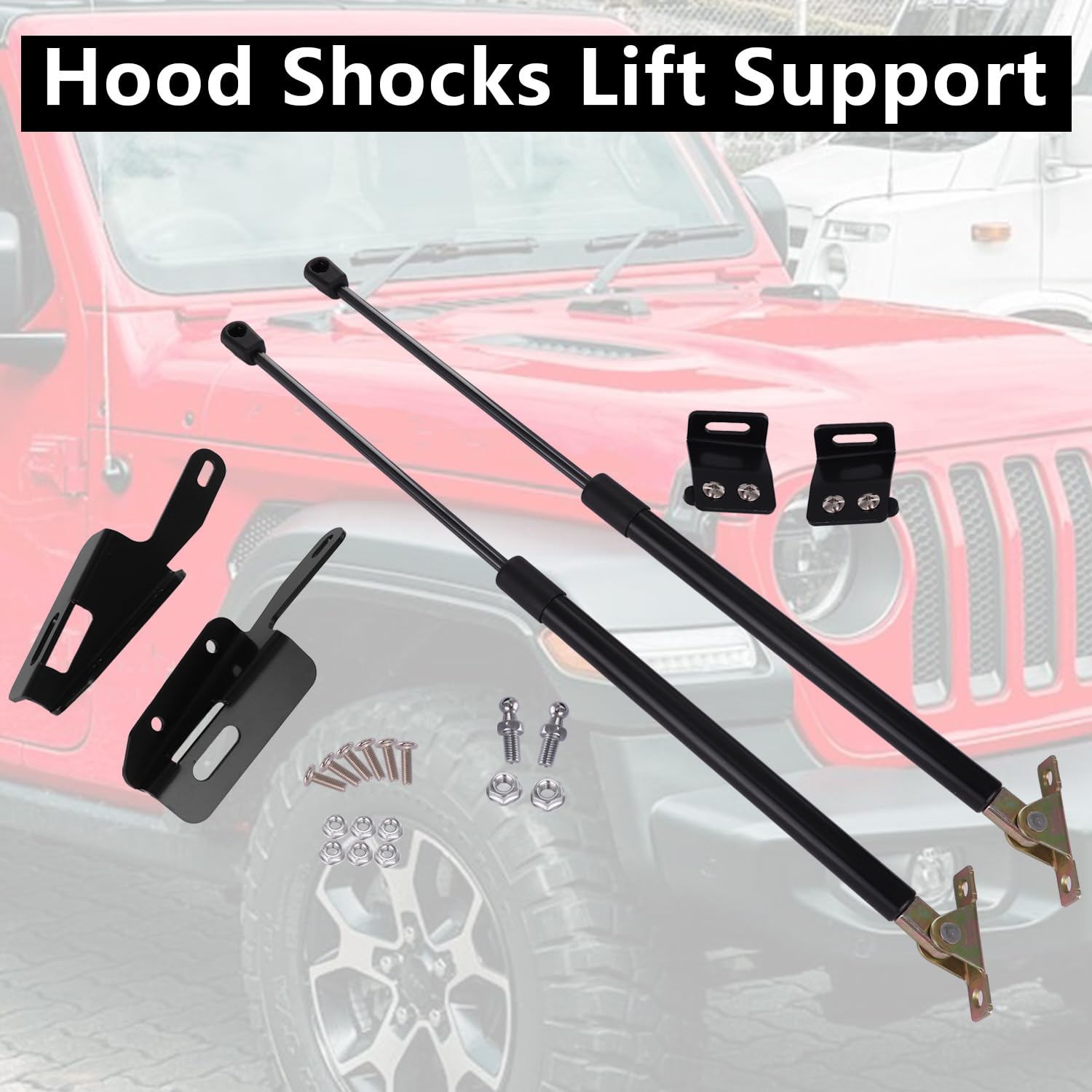 VKVXCLON lifestyle garage maintenance image showing safe hood support benefit