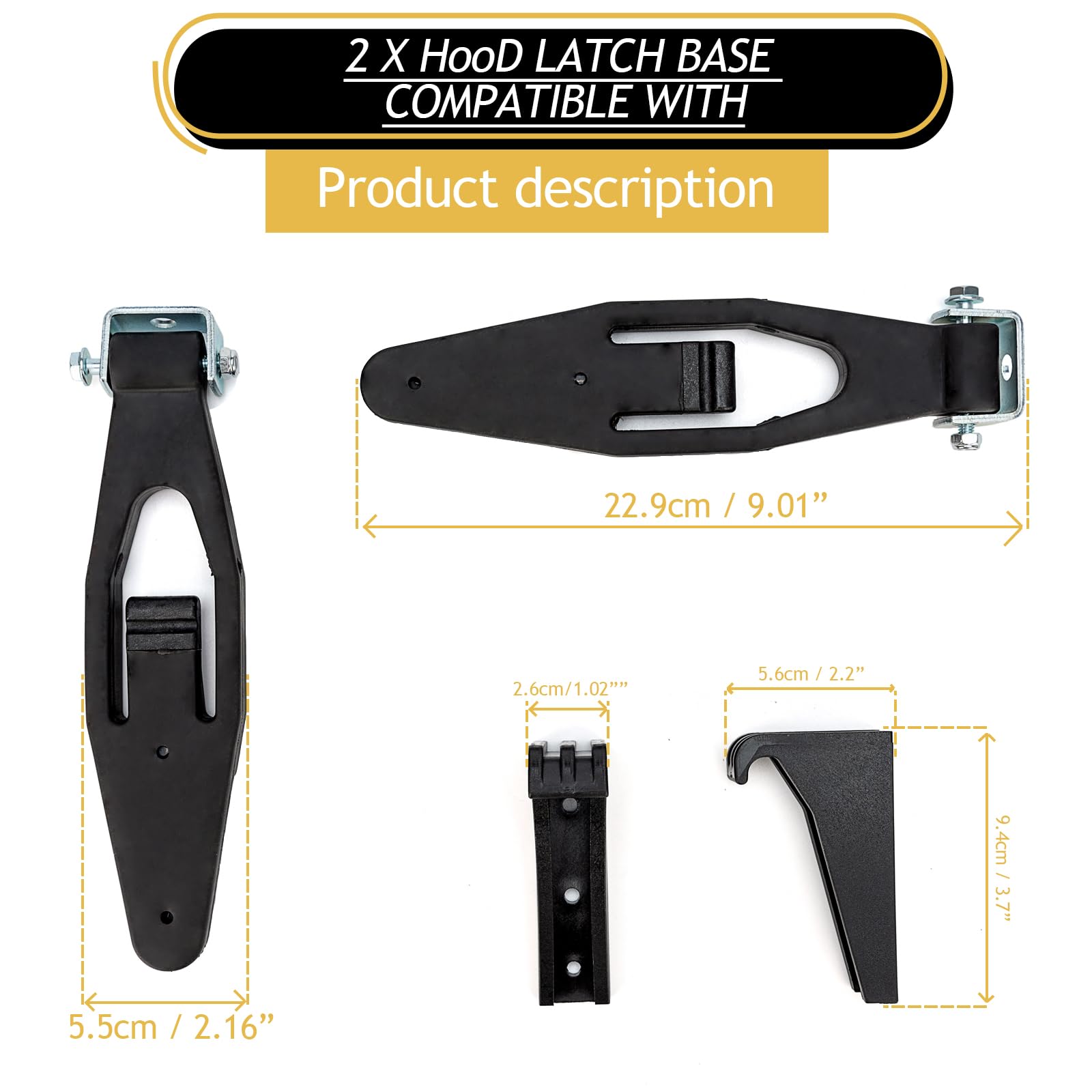 VODCACA close-up of lock pin texture revealing sturdy materials and wear resistance