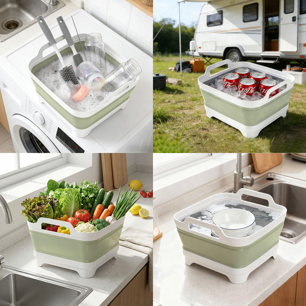 Volnamal set up in RV campsite for portable cleaning solution