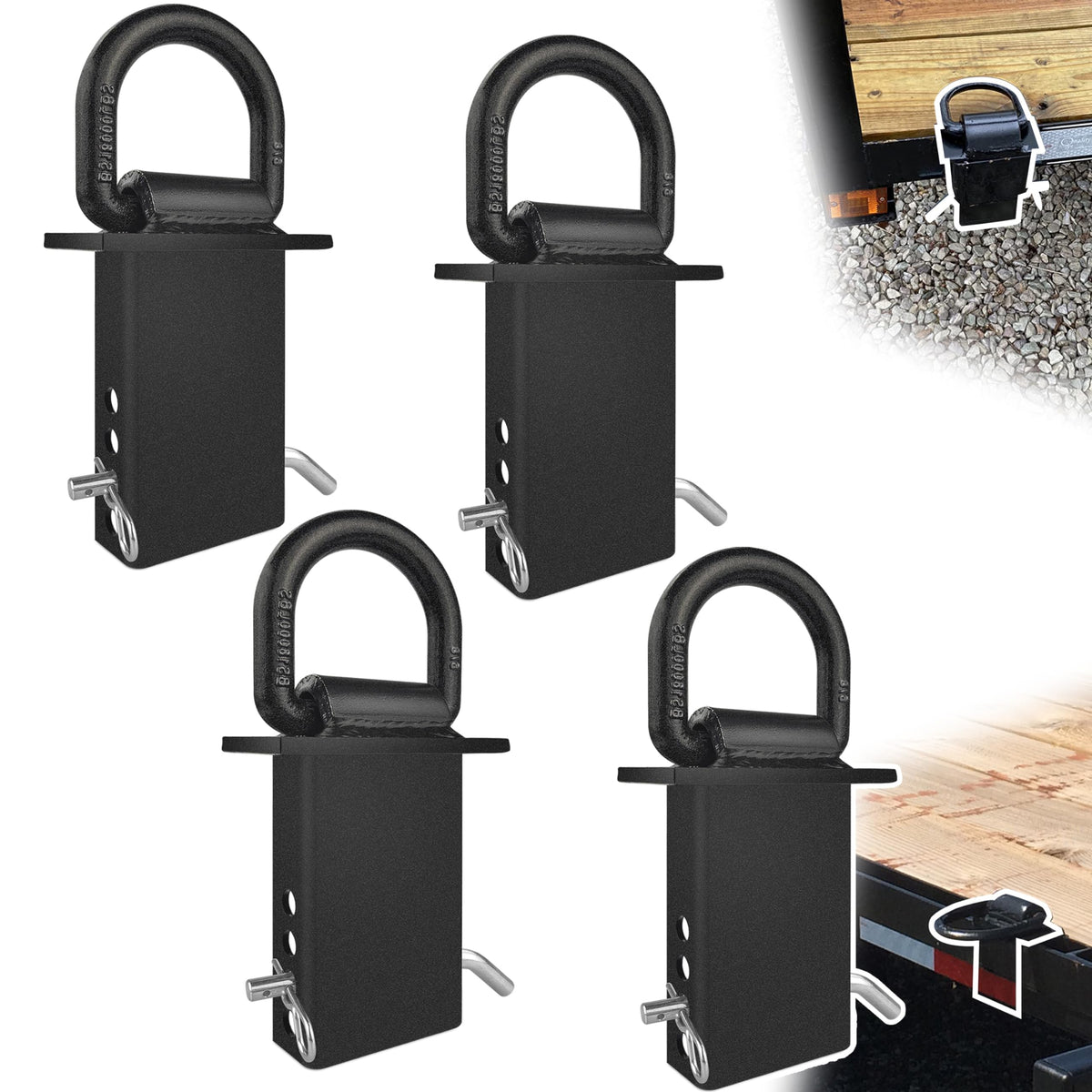 VONLX stake pocket D‑ring front view showing robust anchor and secure fit