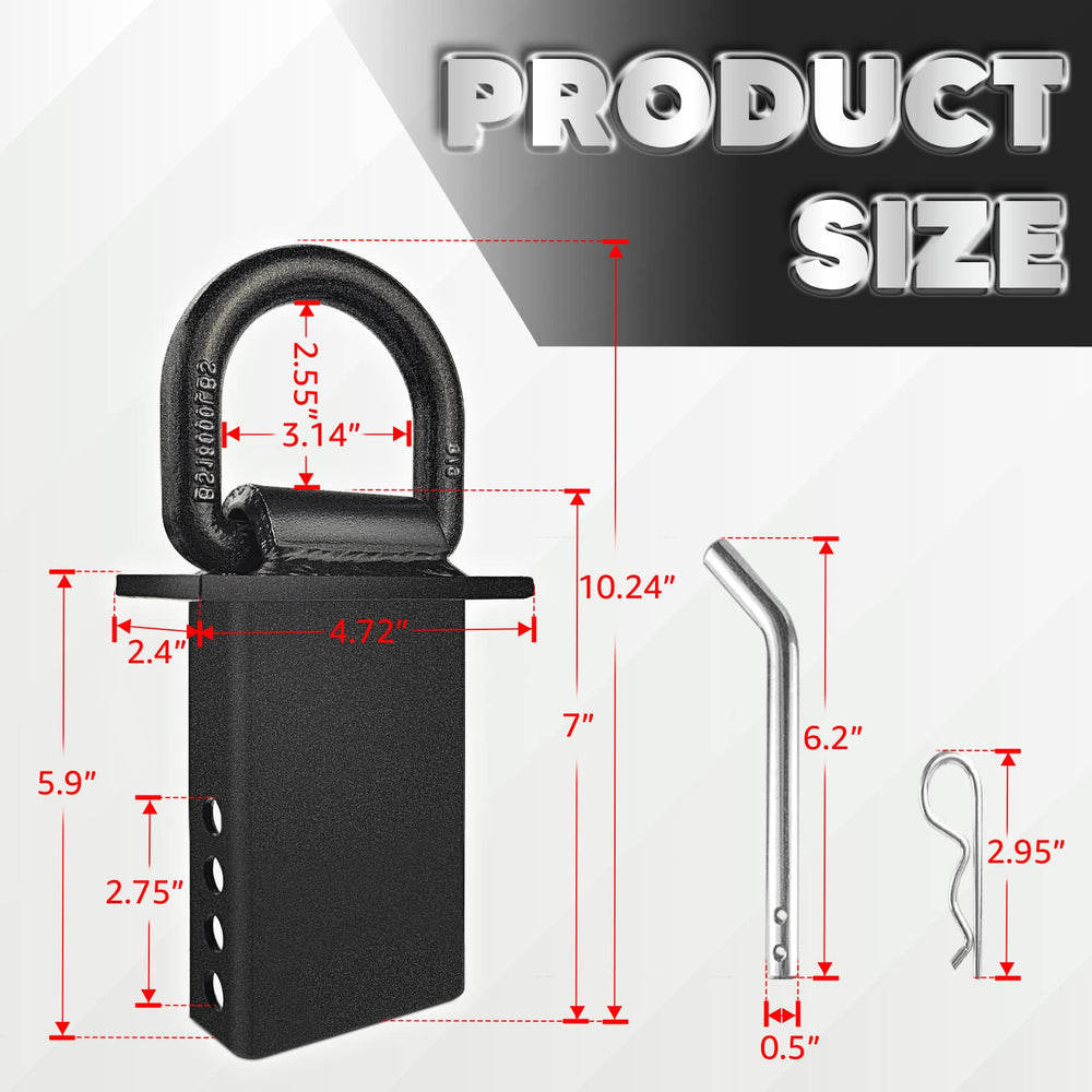 VONLX D‑ring installed in trailer stake pocket demonstrating stable tie point