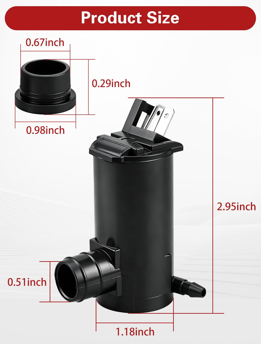 VORIPO packaging and sealing ring included for secure installation