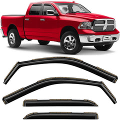 Voron Glass front passenger side installed on Ram showing sleek protection