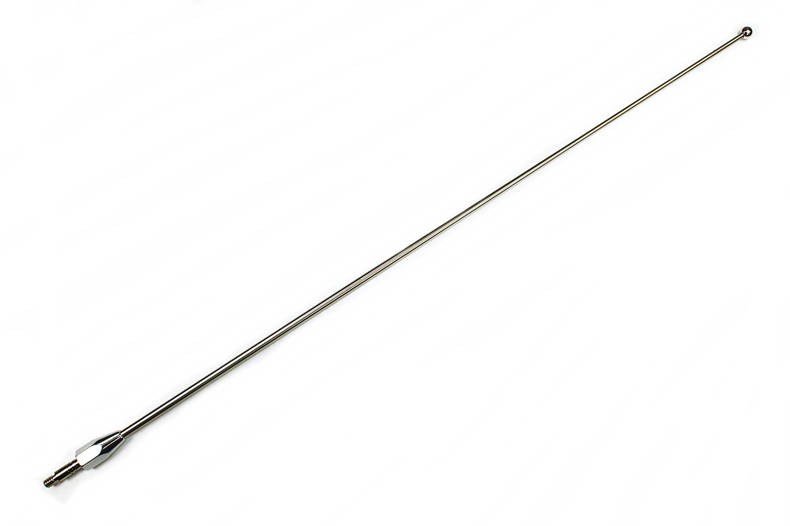 Votex 15-inch antenna front profile showing compact custom style and durable look