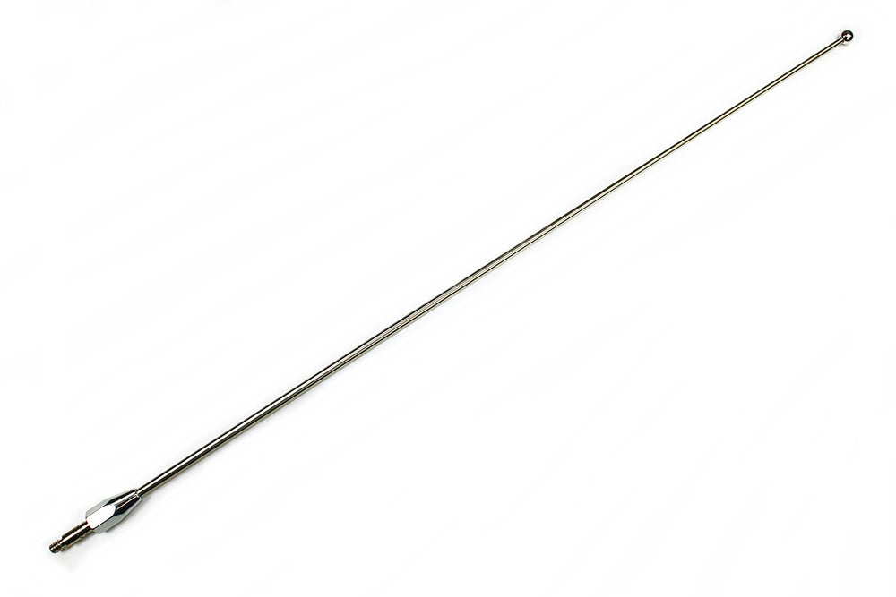 Votex 15-inch antenna front profile showing compact custom style and durable look