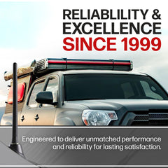 Votex close-up of 304 stainless steel threading for rust resistance and secure mount