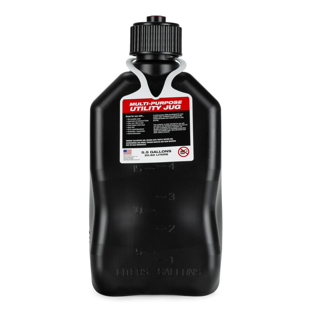 VP Racing cap and spout detail ensuring controlled pouring and spill reduction