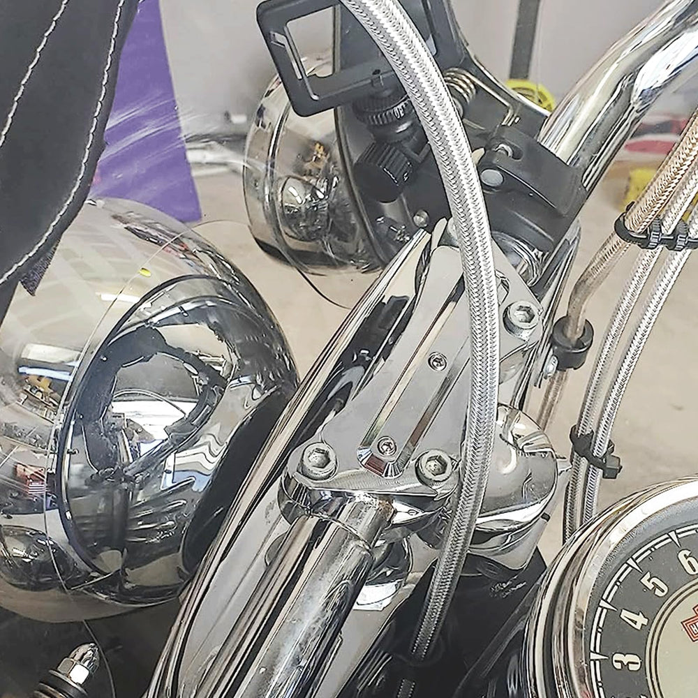 VPZMT close-up of chrome powder-coat finish demonstrating corrosion resistance